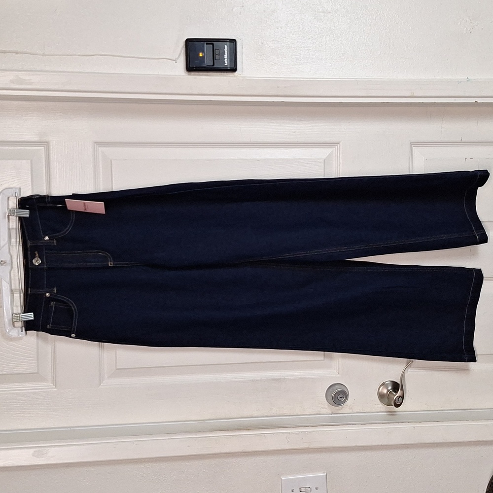 NWT Juicy Couture “Lunita” Wide Leg Jeans Blue High Rise Women 26